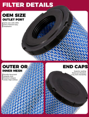 OLIFANT ACE 900 filter pack supports smooth airflow