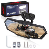 OLIFANT center rearview mirror mounted on roll cage for Polaris PRO R.