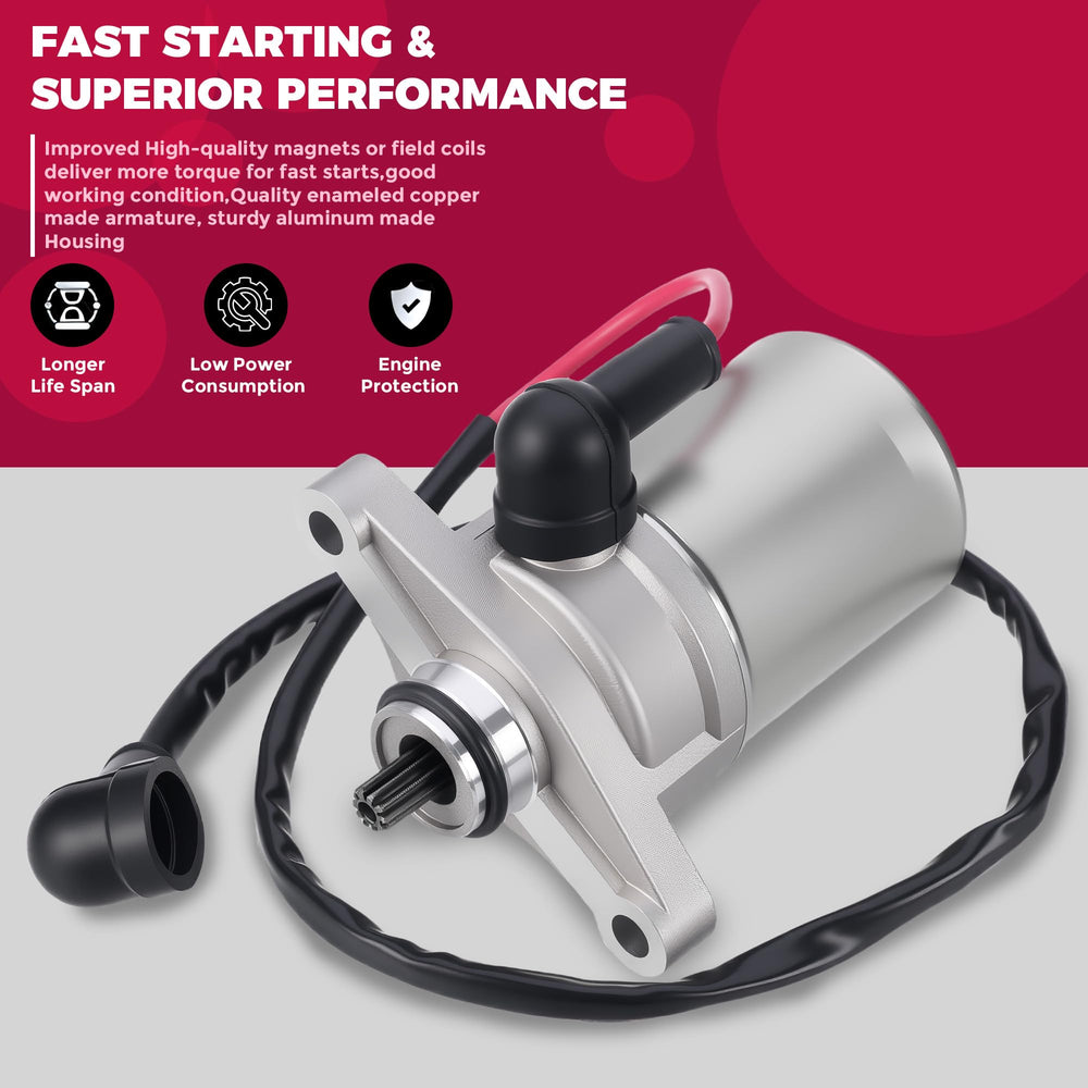 OLIFANT starter with 10T gear teeth for reliable cranking torque