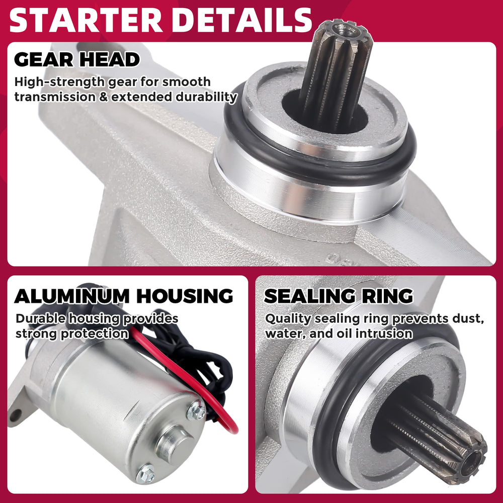 OLIFANT starter rated at 12V for consistent ignition power