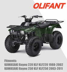 OLIFANT Kawasaki Bayou 250 starter during installation with clear fit