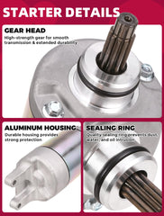 OLIFANT starter motor 31200-hc4-003, robust gearing for steady cranks.