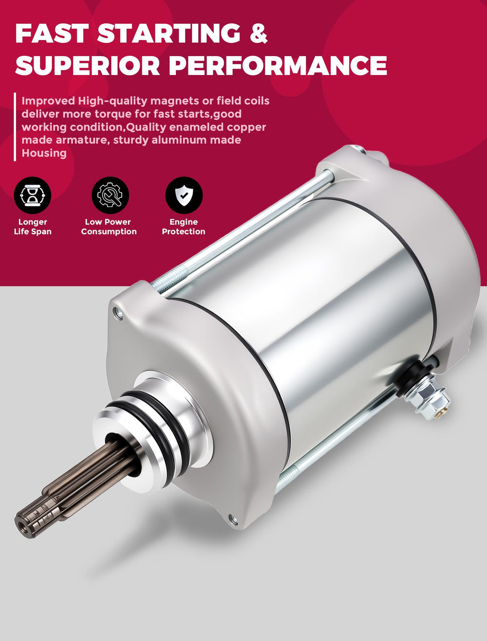 OLIFANT Polaris starter for General 1000 ignition area, promotes steady starts in varied conditions.