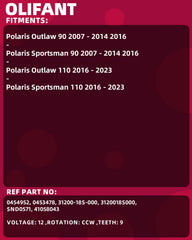 OLIFANT Polaris Outlaw 110 starter for 2016-2023 models