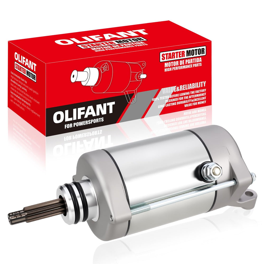 OLIFANT Polaris starter for Ranger XP1000 front view, durable fit for reliable engine crank.