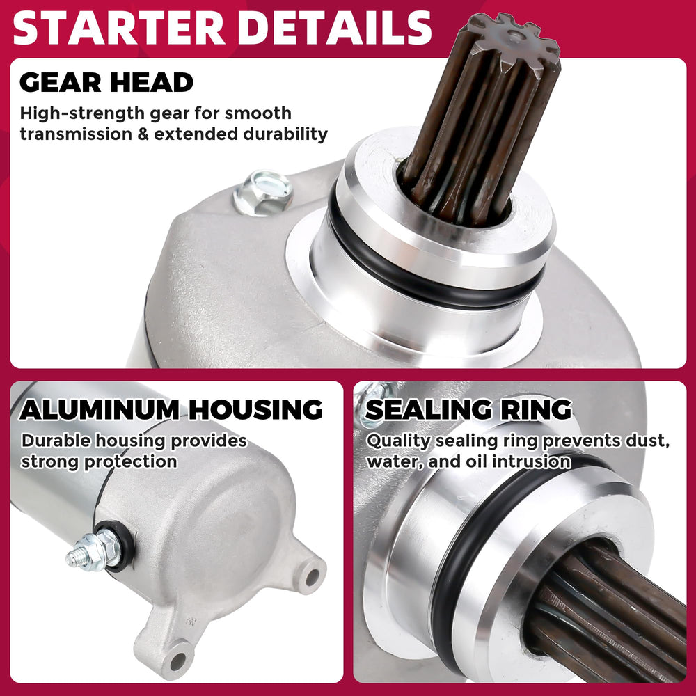 OLIFANT Polaris Scrambler 500 starter gear-reduction detail for reliable starts
