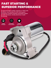 OLIFANT starter with wire harness enables easy electrical connections