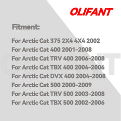 OLIFANT Arctic Cat 500 rectifier with OEM direct-fit connectors.