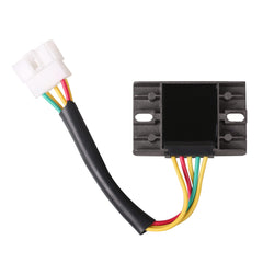 OLIFANT voltage regulator rectifier packaging with included accessories for quick setup.