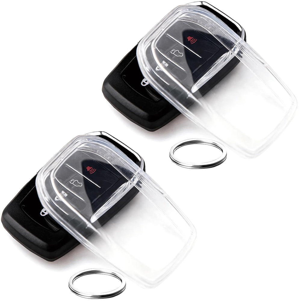 OLLEN clear TPU key fob cover for Camry 2025-2026 protects your car key from scratches.