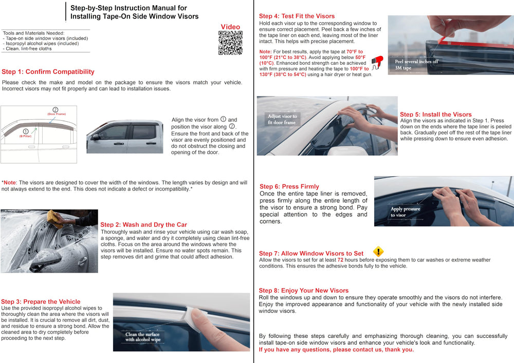 Olltoz side window visor airflow demonstration showing improved cabin ventilation.