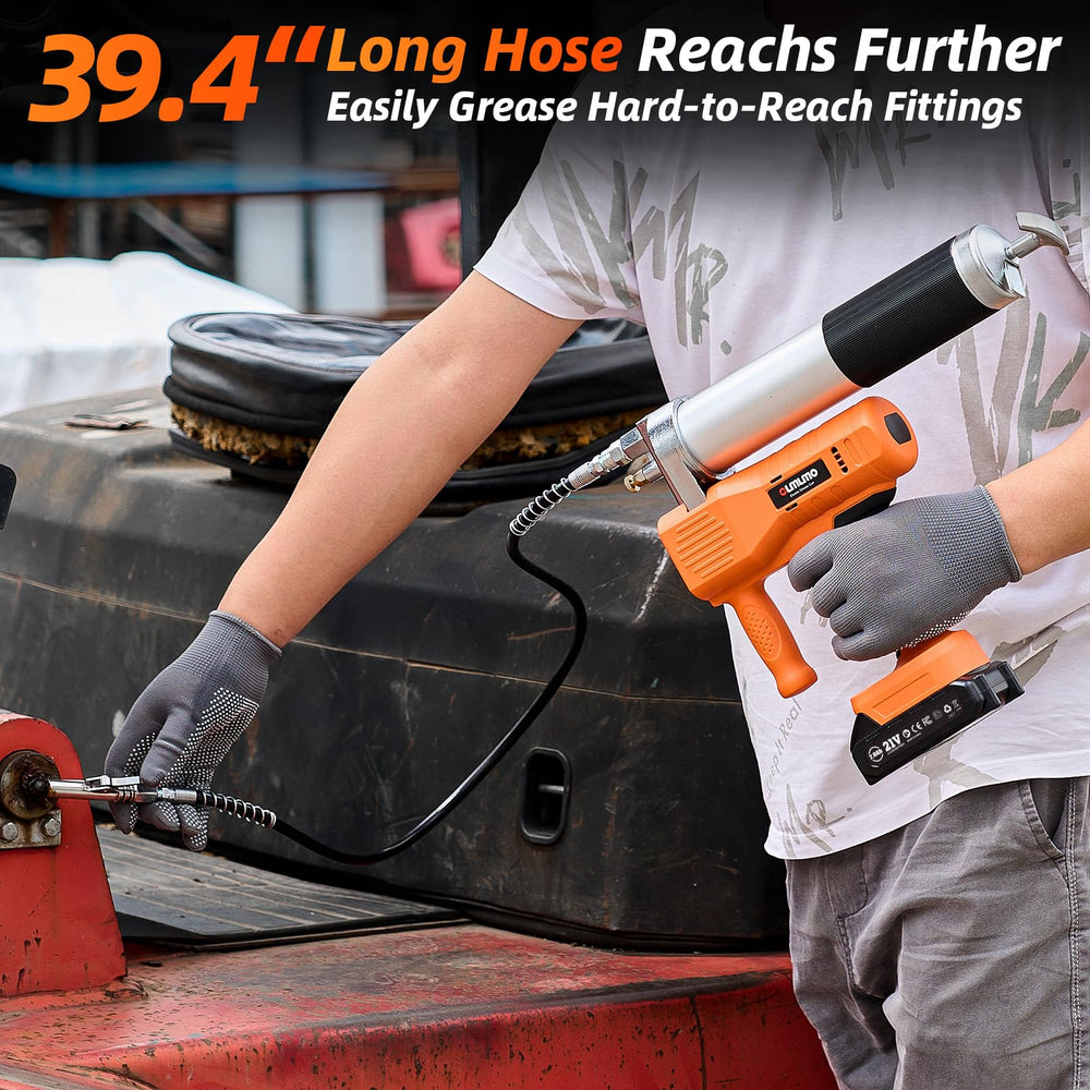 olmlmo cordless design with two batteries for uninterrupted work.