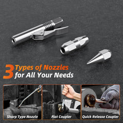 olmlmo 39.4 inch hose enables access to hard-to-reach fittings.