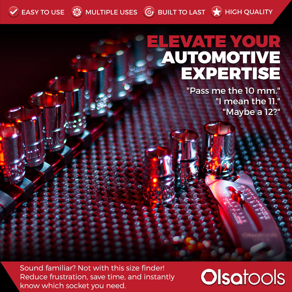 Olsa Tools Bolt Size Finder is a practical gift for mechanics and DIYers.