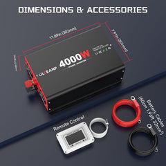 OLTEANP 4000W with safety protections for reliable operation