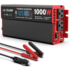 OLTEANP inverter front view showing compact portable design for on-the-go power