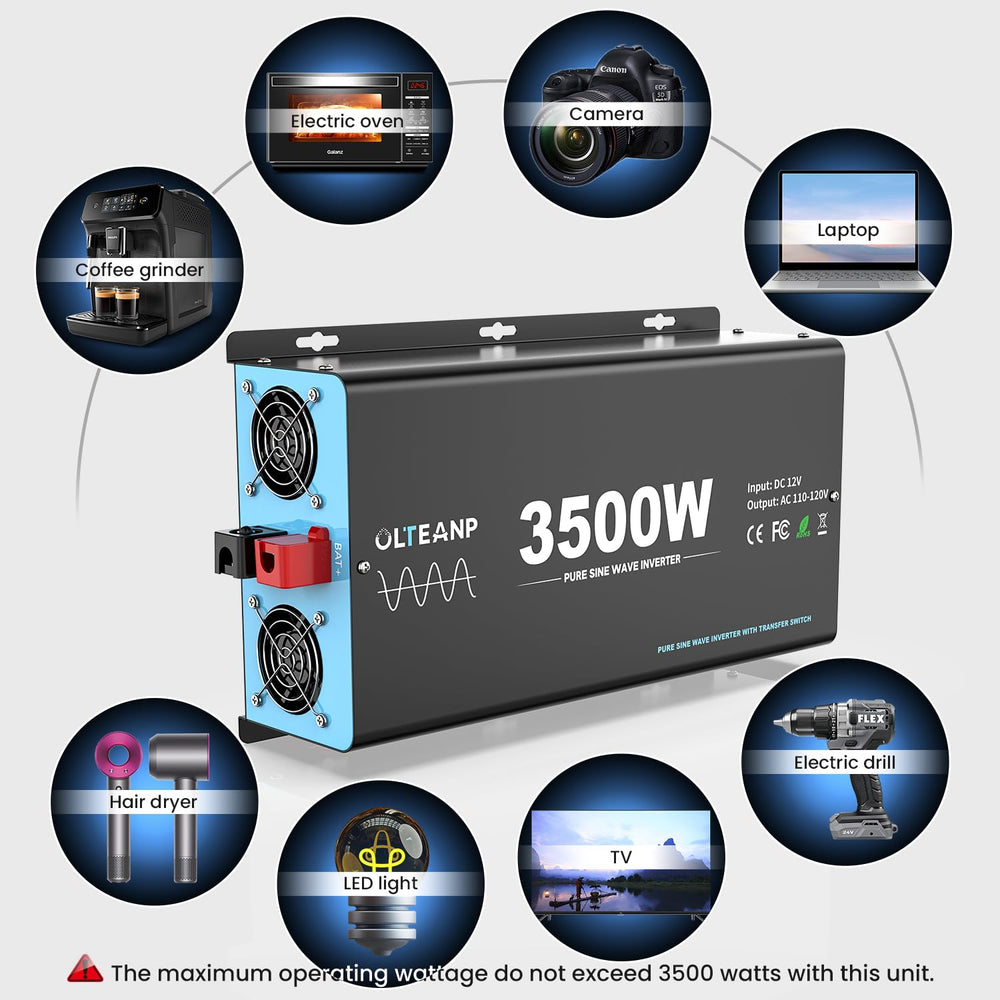 OLTEANP rugged inverter chassis for mobile camping setups