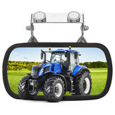 Omgro strong magnetic base for tractor mirror improves attachment on rugged terrain.