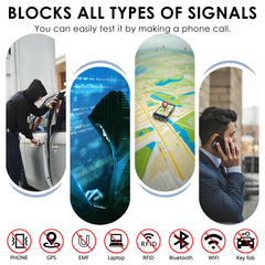 OMKHE Faraday Bag laptop protection shields devices from wireless tracking and unauthorized access.