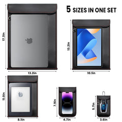 OMKHE Faraday Bag tablet protection keeps data private during travel or remote work.
