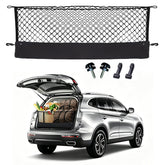 Omocyra Suburban trunk envelope style cargo net secures items on trips