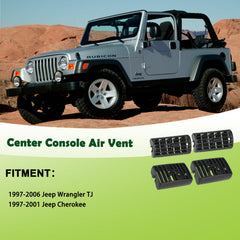 omoZone dash vent replacement for Jeep TJ enables easy upgrades