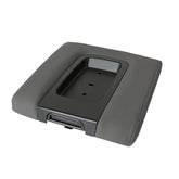 omoZone front-seat center console armrest lid in gray provides a snug, OEM-like fit.