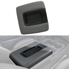 omoZone gray center console lid for Suburban Tahoe and Yukon XL enhances cabin cohesion.