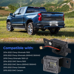 Omrisy plug-and-play license plate lights demonstrate easy 1:1 OEM-size fit
