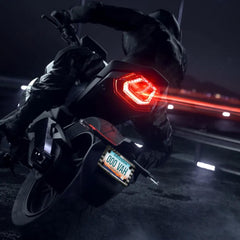Omw2fyb fashionable license frame adds street-ready style to motorcycles