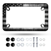 Omw2fyb vintage flag design license frame enhances bold patriotic style on bikes
