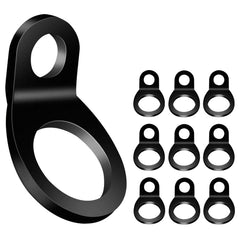 ONAGAD tie-down ring front view showing rugged stainless steel for motorcycle security.