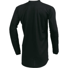 O'NEAL Element Classic Black Jersey back view shows extended tail for a secure fit
