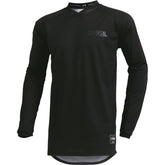 O'NEAL Element Classic Black Jersey front view shows breathable fabric for all-day comfort