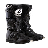 O'NEAL new logo rider boot with injection plates protects against impacts during rides