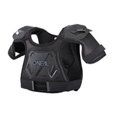 O'NEAL Pee Wee chest protector front view provides lightweight youth protection.