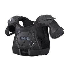 O'NEAL Pee Wee chest protector front view provides lightweight youth protection.