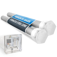 ONENESS 369 RV anode rod 2-pack provides durable corrosion protection for Suburban heaters.