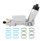 ONER aluminum oil cooler housing assembly shown for improved engine cooling efficiency