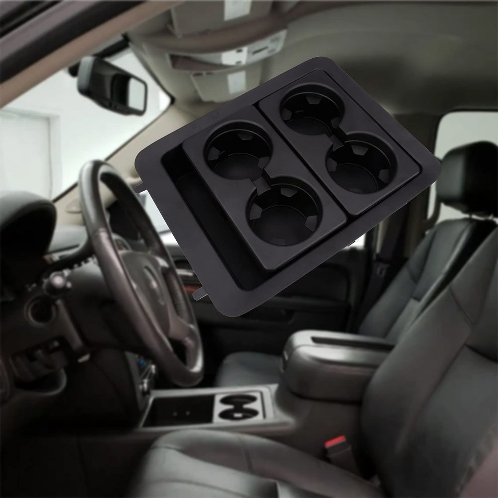 ONER Auto Parts tray side angle highlighting dual cup holders