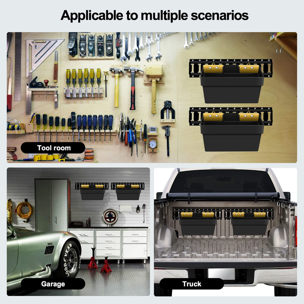 Onesnt E-Track basket open-top design enables quick access.