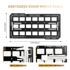 ONETIGRIS multi-use visor panel inside a backpack setting