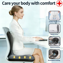 Onever non-slip bottom keeps the cushion in place on car seats and desks