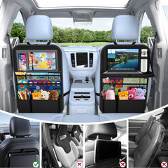 Oneyus transparent tablet pocket fits large devices like iPad Pro for on-the-go viewing.