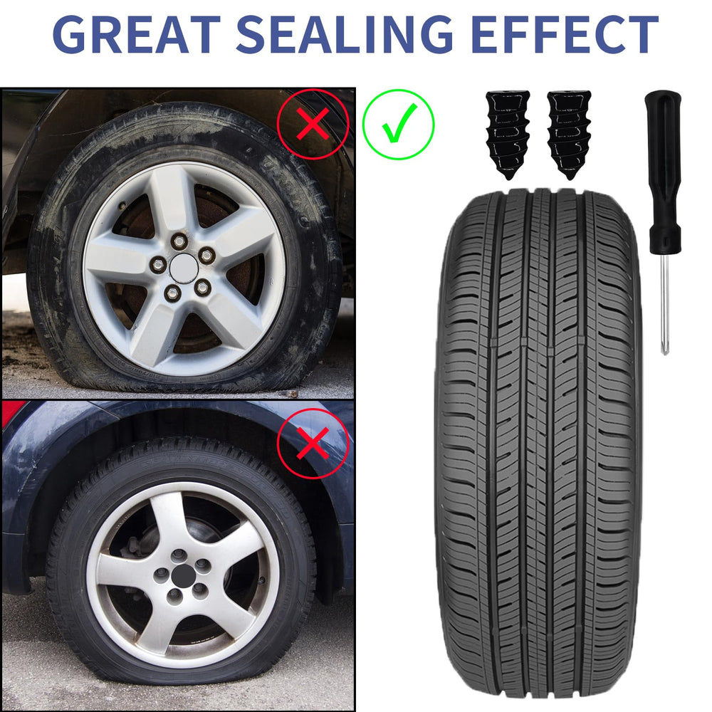 Onfunlee tire repair screwdriver included for easy puncture fixes