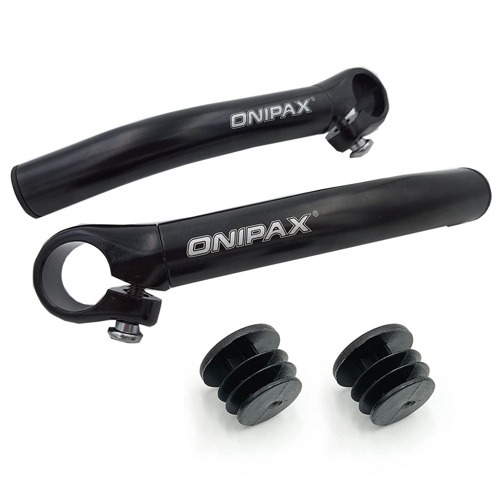 ONIPAX ergonomic design bar ends for comfortable riding and reduced fatigue.