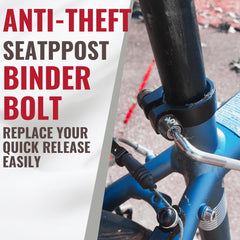 ONIPAX tamper-resistant bolt with compact head for clean bike aesthetics