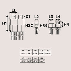 ONLINE LED STORE Stock wiring preserved with conversion kit and reversible option.