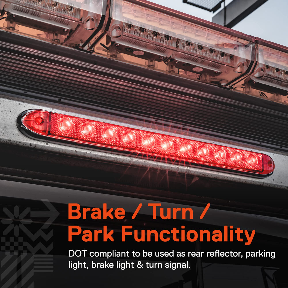 ONLINE LED STORE True Mods 16-inch light bar brake illumination aids nighttime signaling