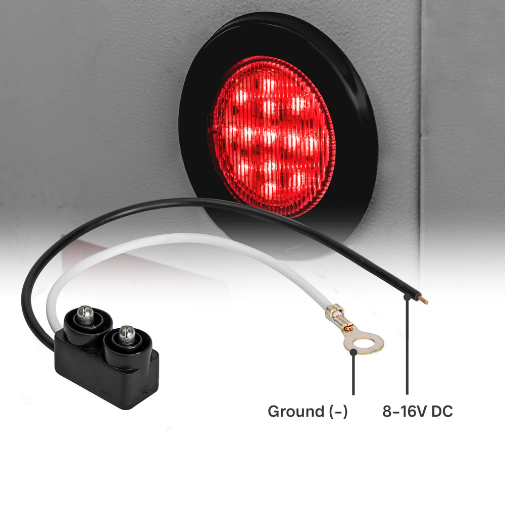Grommet mounting simplifies installation without screws for fast setup.